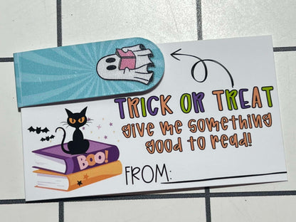 Trick Or Treat Mix (Set of 24) | Mini Magnetic Bookmarks | Small Business Packaging Fillers