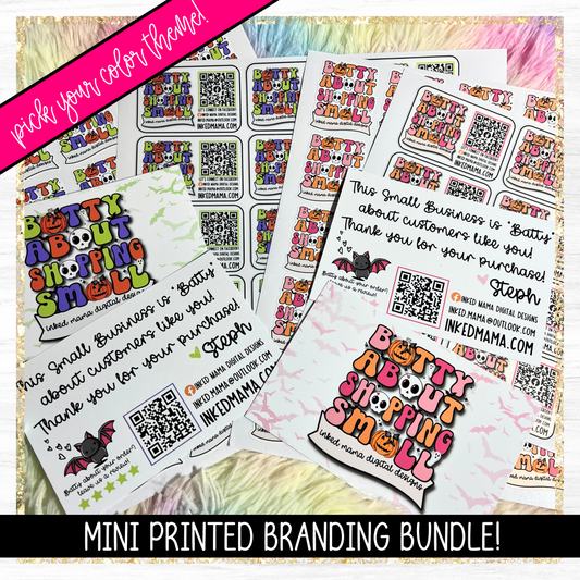 Batty about Shopping Small | Small Business Printed Branding Bundle