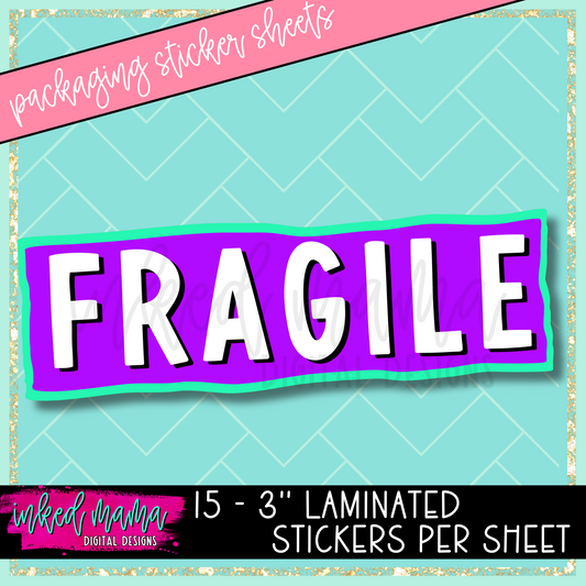 FRAGILE | Small Business Packaging Vinyl Stickers