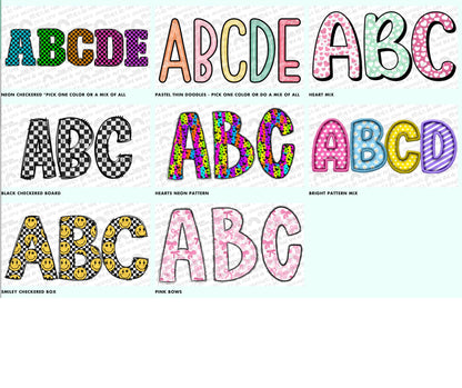 Name Stickers | Pattern Designs | Back to School Supplies