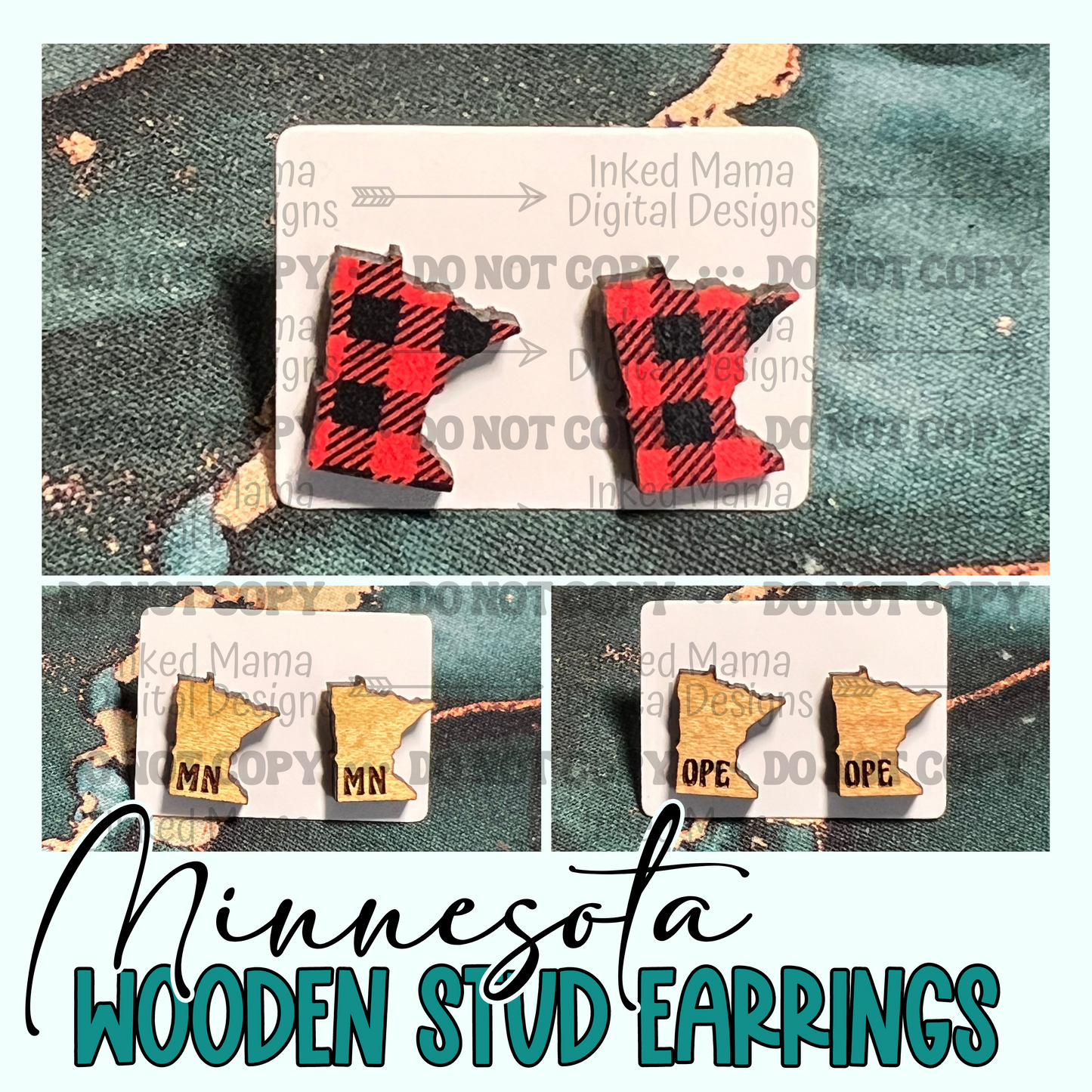 Minnesota Stud Earrings