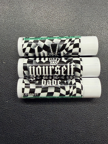 Edgy but motivational Small Business Lip Balms | Package Fillers