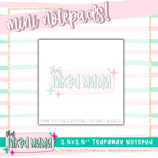 Mini Logo Tearaway Notepads