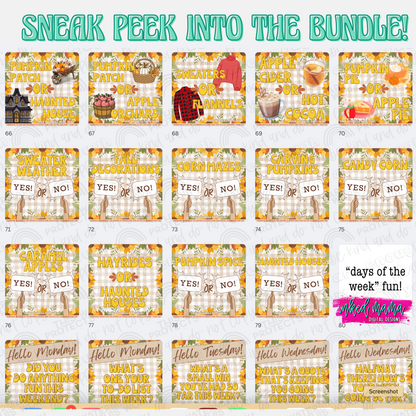 September 2025 Monthly Engagement Graphic Bundle