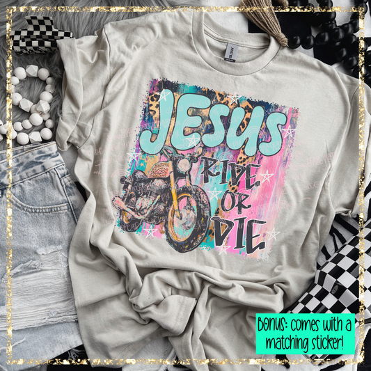 Jesus ride or die | Sublimated Created to Order Apparel