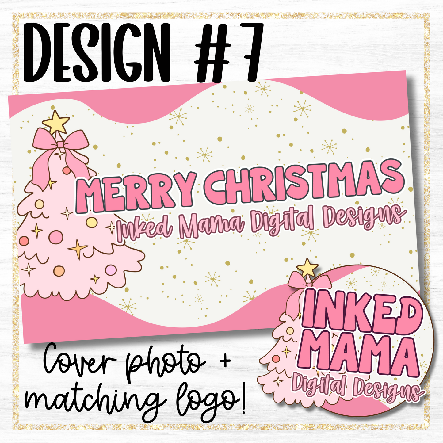 Christmas Cover + Matching Logo | Small Business Digital Branding