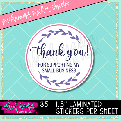 Cute Mix #2 | Small Business Packaging Vinyl Stickers