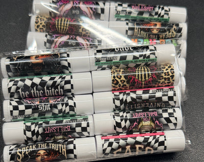 Sweary + sassy Small Business Lip Balms | Package Fillers