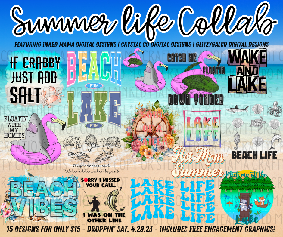 Summer Life Collab - Digital Design Bundle