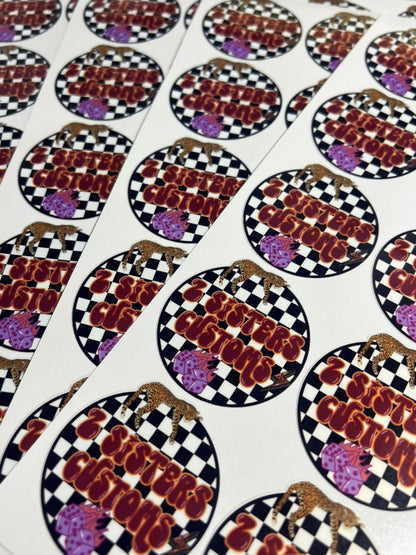 Logo Sticker Sheets | Small Business Branding