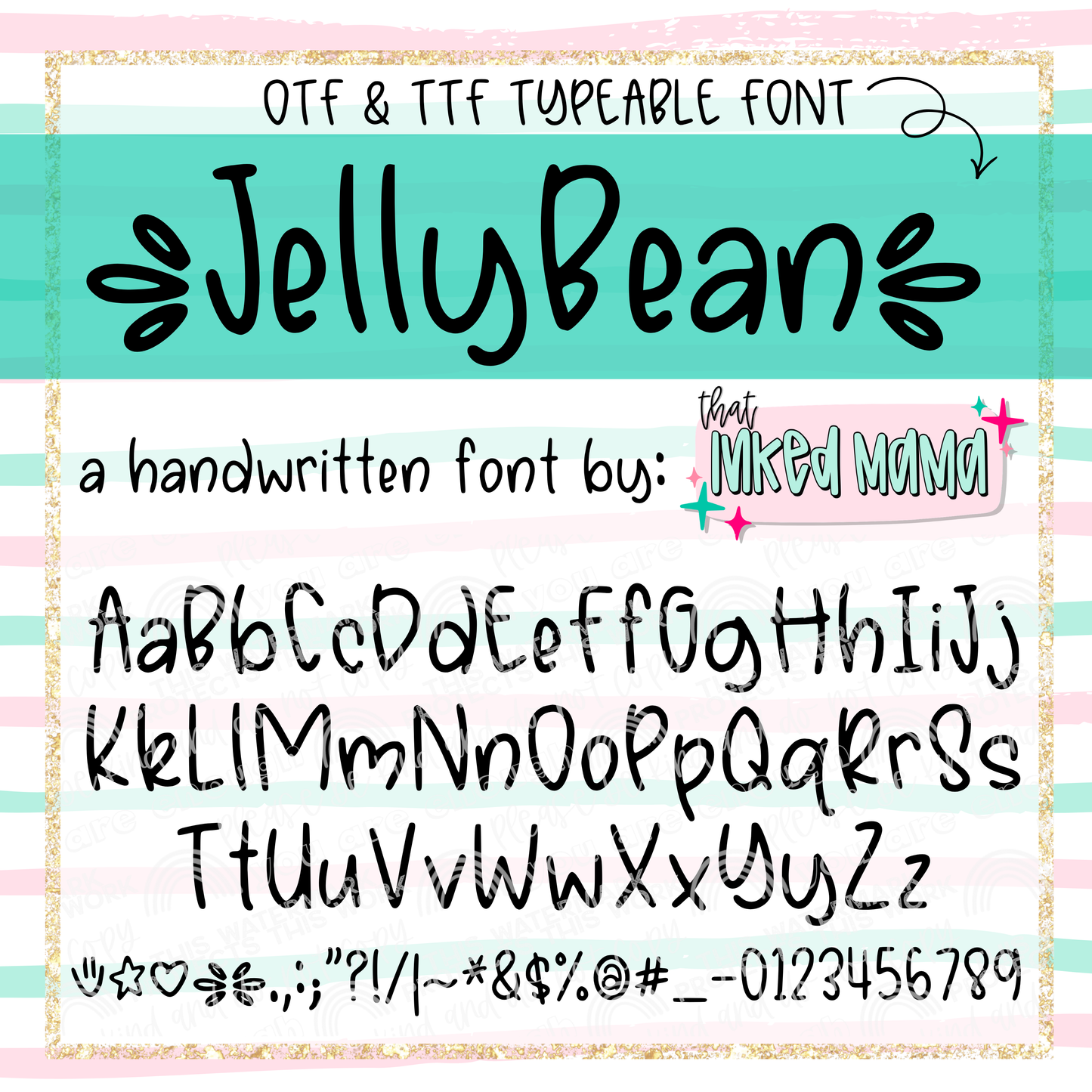 JellyBean | HANDWRITTEN FONT