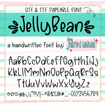 JellyBean | HANDWRITTEN FONT
