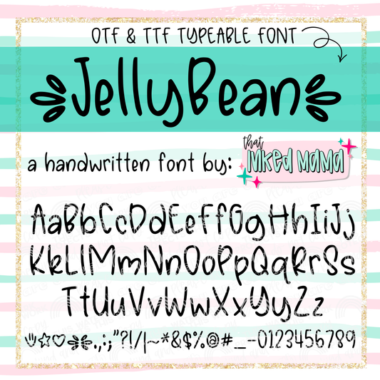 JellyBean | HANDWRITTEN FONT