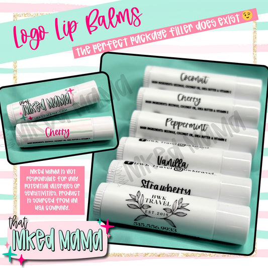 Logo Lip Balms | Package Fillers