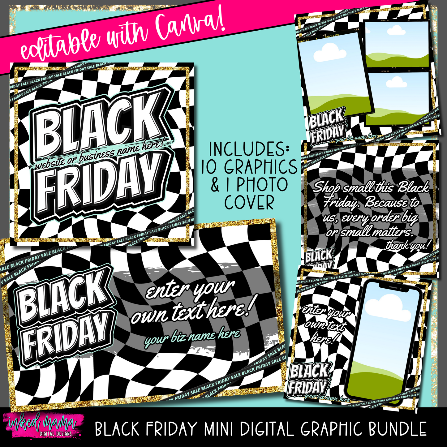 Black Friday Mini Digital Graphic Bundle