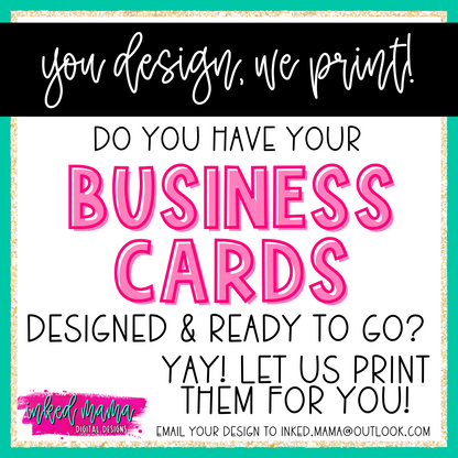 You Design, We Print your Business Cards | Small Business Branding Products