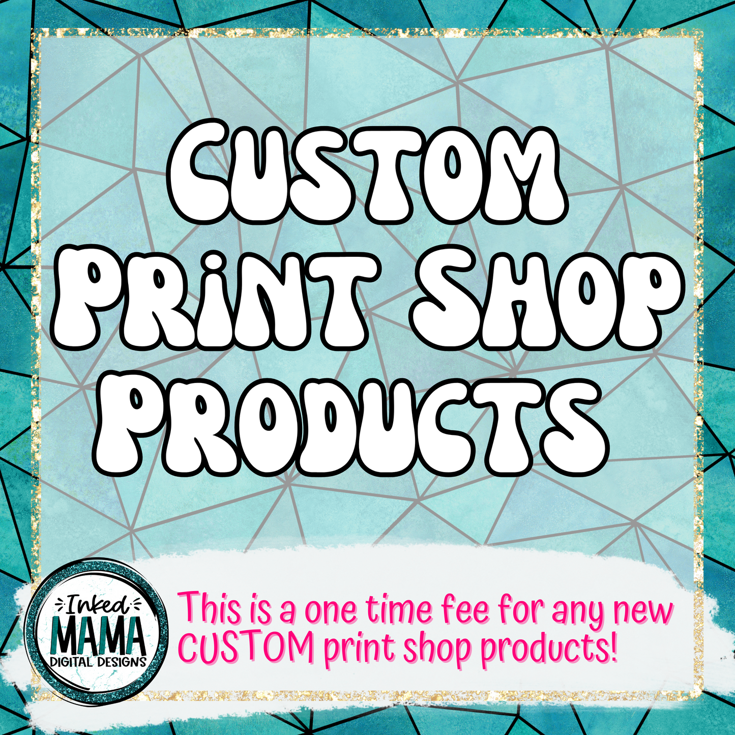 Custom Print Shop Products - Business or Thank you Cards - Small Business Packaging Fillers