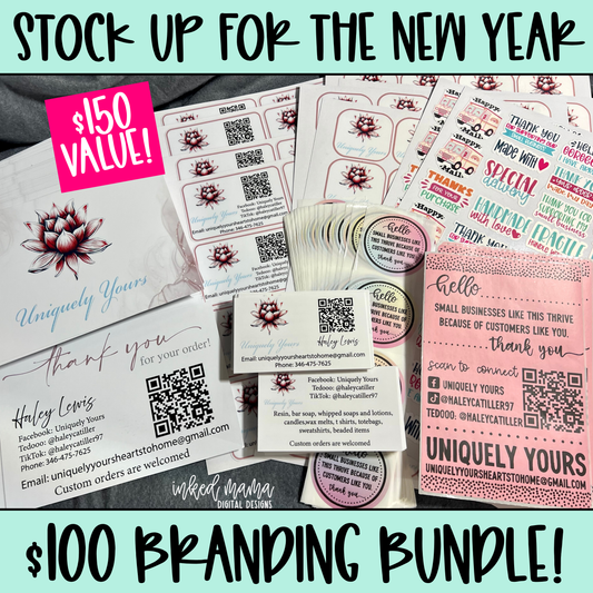 Stock up for the New Year | Printed Branding Bundle