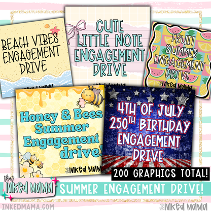 Summer Engagement Graphic Drive | 200+ Graphics