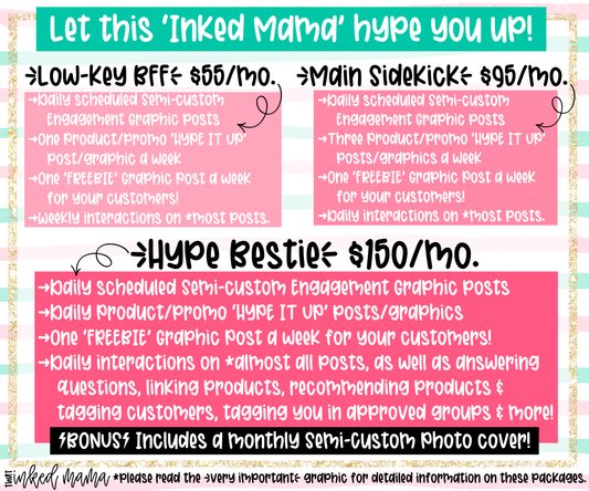 Hype Girl Packages | Social Media Group Engagement & Hype