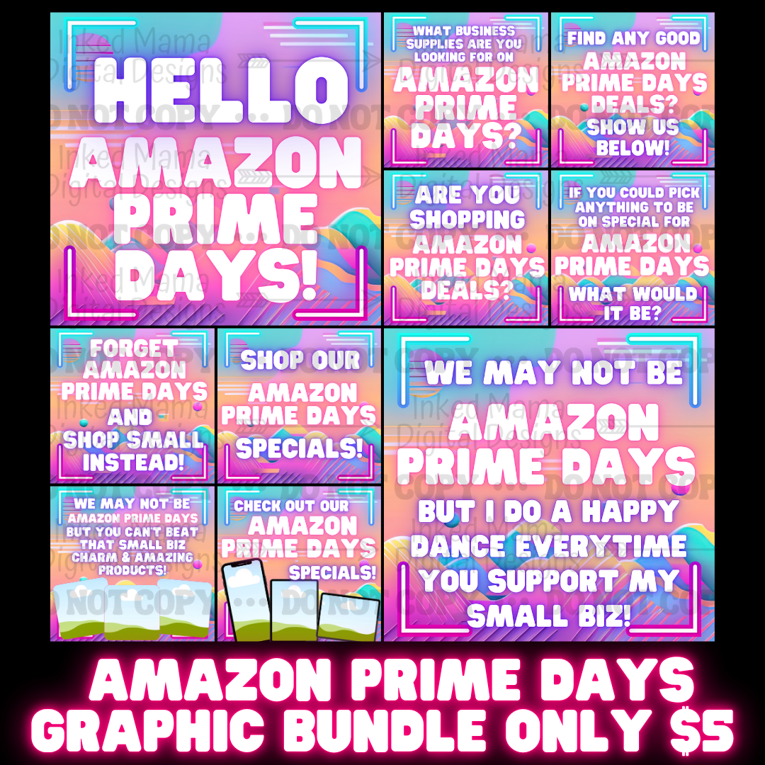 PRIME DAY Engagement Graphic Bundle