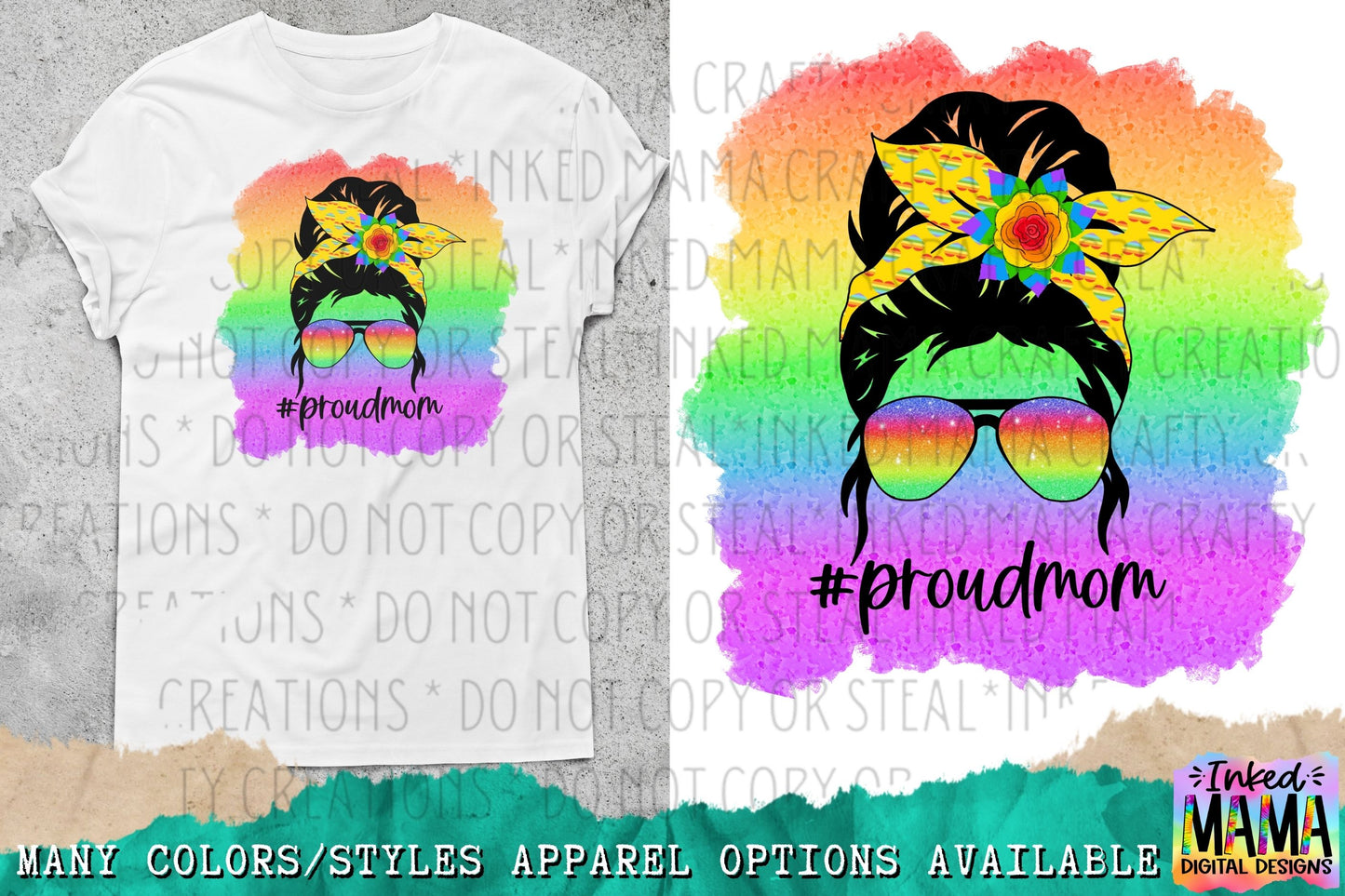 #PROUDMOM - LGBTQIA+ PRIDE Apparel
