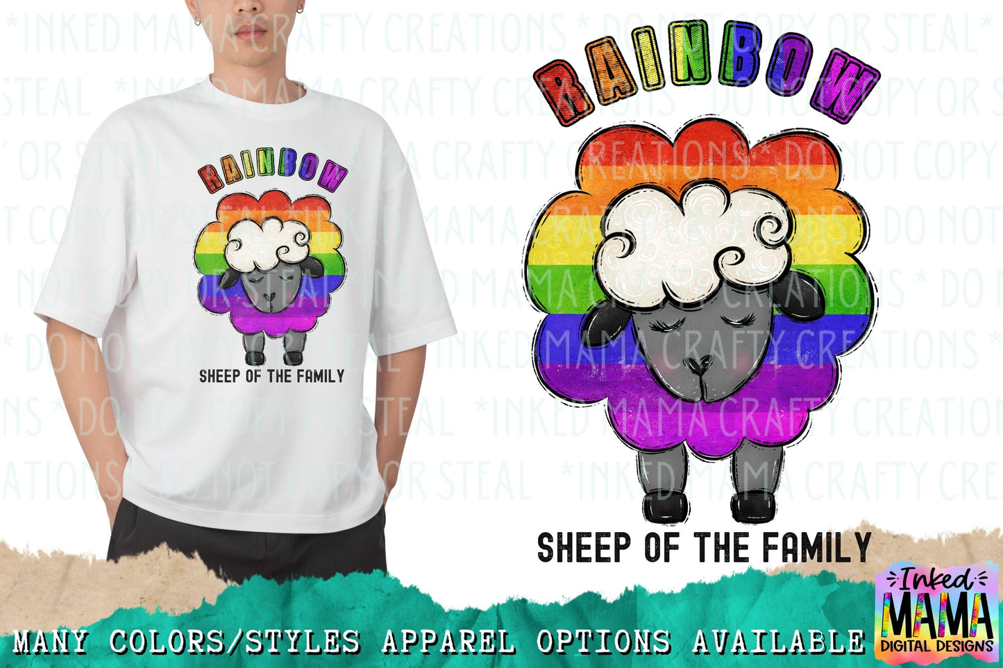 Rainbow sheep of the family - LGBTQIA+ PRIDE Apparel