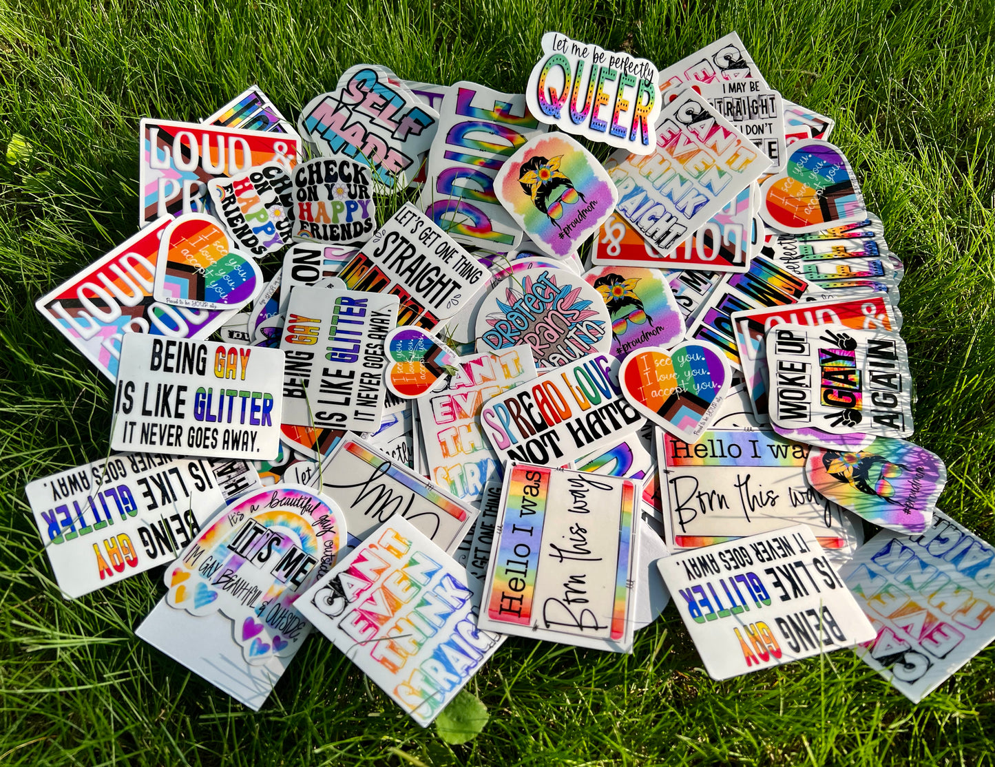 Mini Pride Stickers Bundles - random selection of 40 stickers