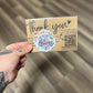 Thank You Cards + Sticker Sets - Small Business Packaging Fillers
