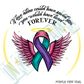 If love alone could have saved you - Awareness Ribbons - Light up Lantern Ornament