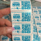Custom Logo &/or QR Small Business Thermal Packaging Stickers - Increments of 100