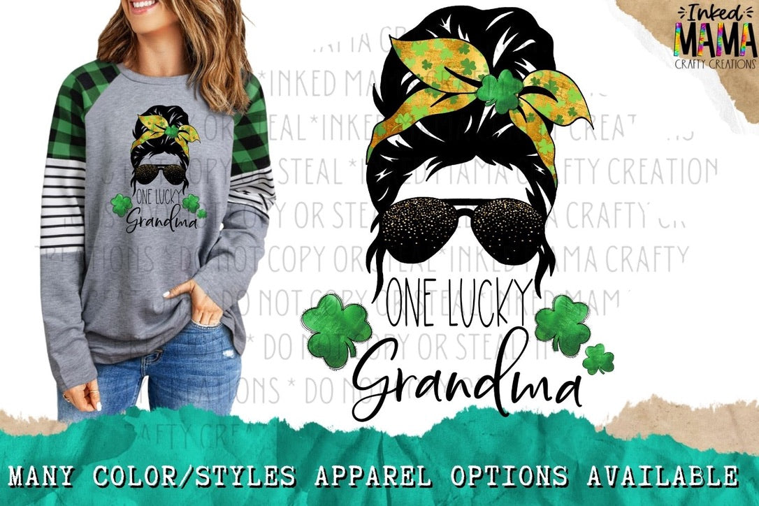 One Lucky Grandma - St Patrick’s day - Apparel
