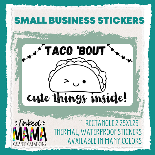 #R13 Happy Mail Small Business Thermal Packaging Stickers - Increments of 50