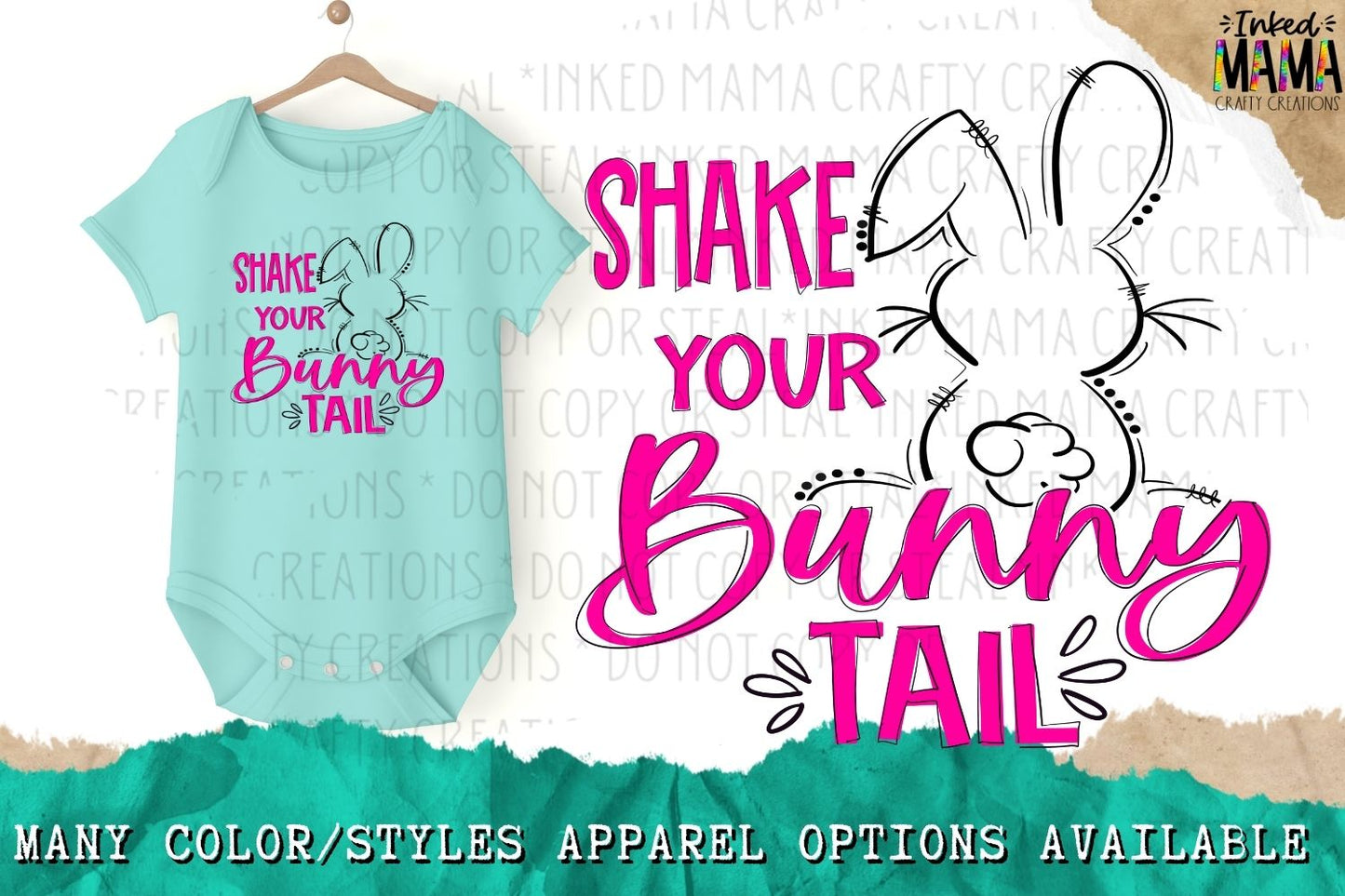 Shake your bunny tail - Easter Apparel
