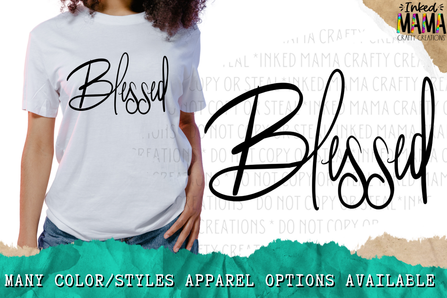 Blessed -  Easter Faith based - Apparel