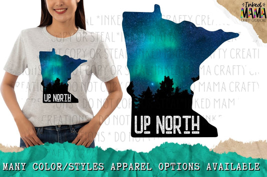 UP NORTH - Minnesota -  Apparel