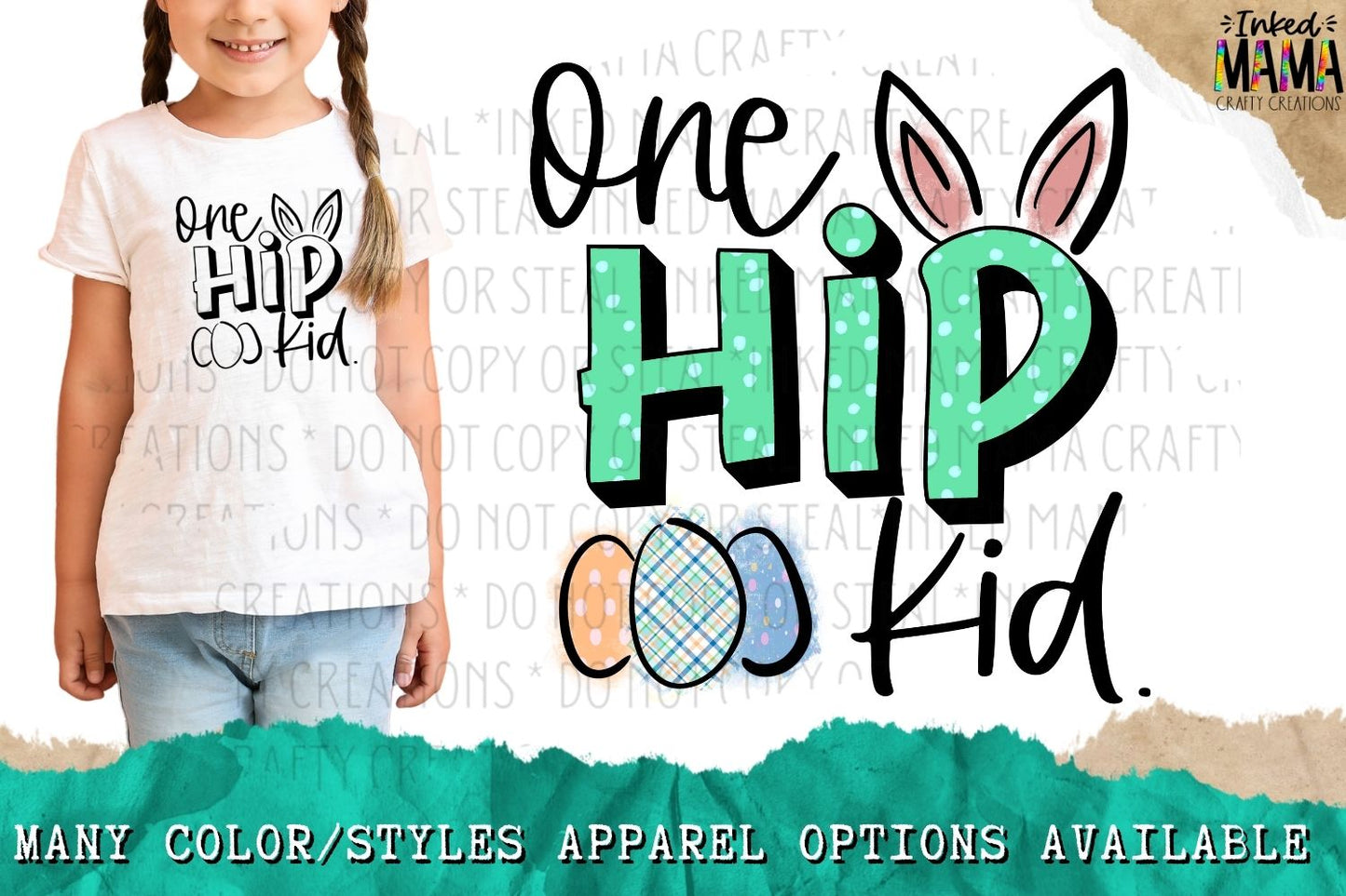 One hip kid - Easter Apparel